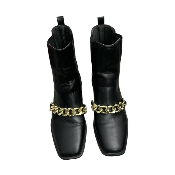 Zara gold chain boots size 39 - Picture 2 of 7